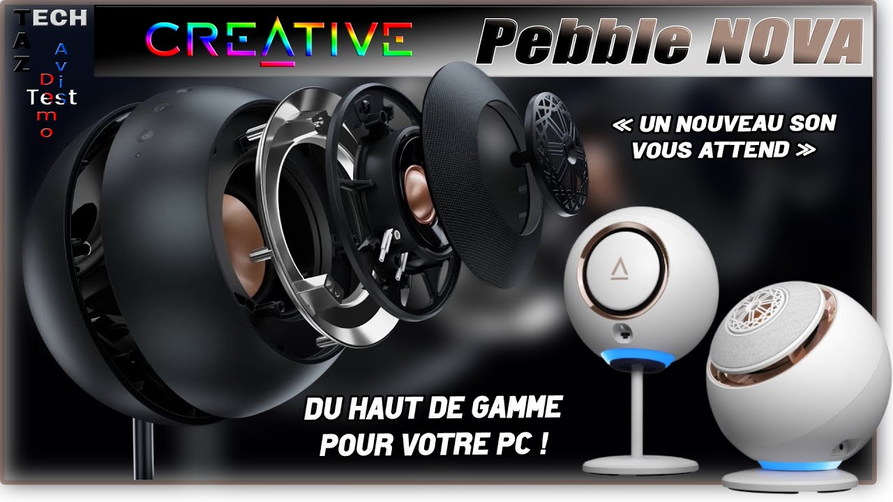 Creative Pebble Nova RGB 2.0, Test & Avis - Du haut de gamme pour PC - Concours de Noël !
