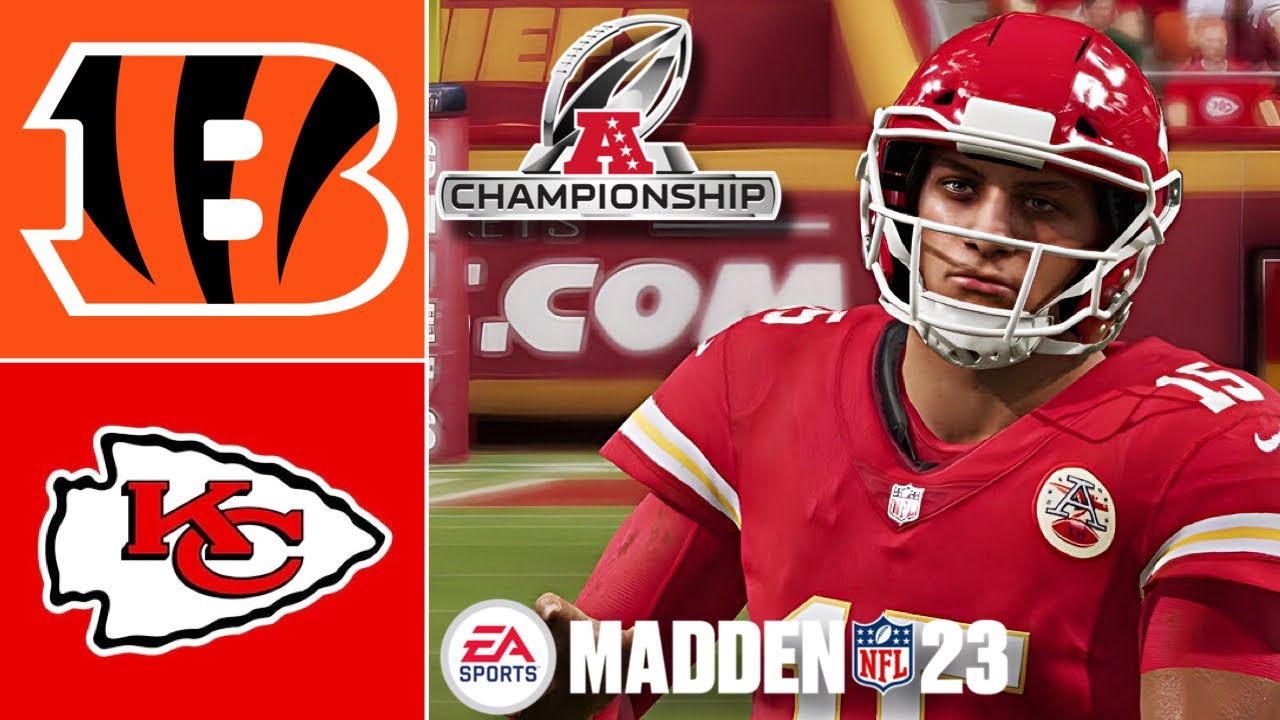 Bengals vs. Chiefs NFL AFC Championship Playoffs Simulation | Madden 23 Gameplay PS5