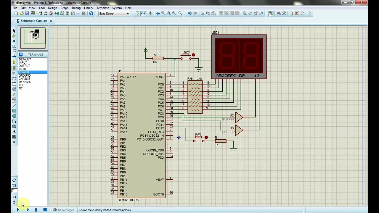 STM32F103R6 Simple Multiplexing Display