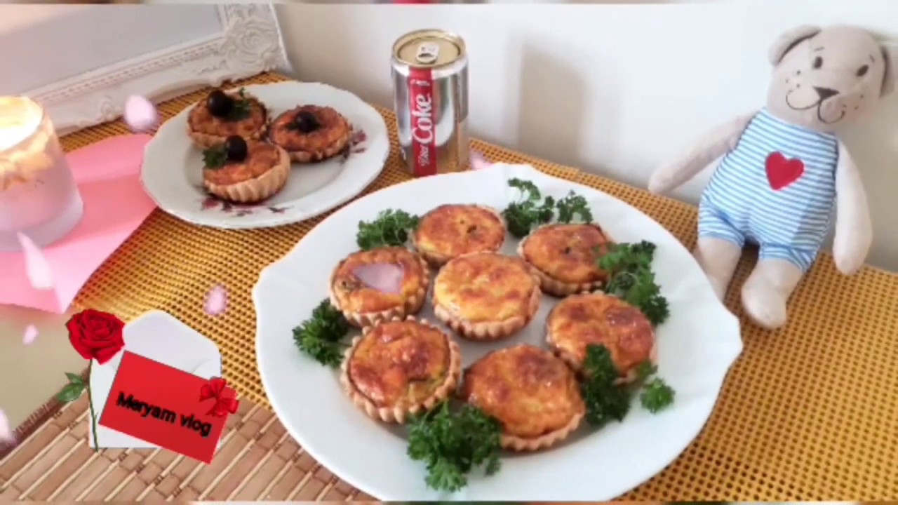 🥰 MINI-QUICHES aux épinards,champignons et saumon fumé🥰😊❤Recette préparée amoureusement 🍽❤