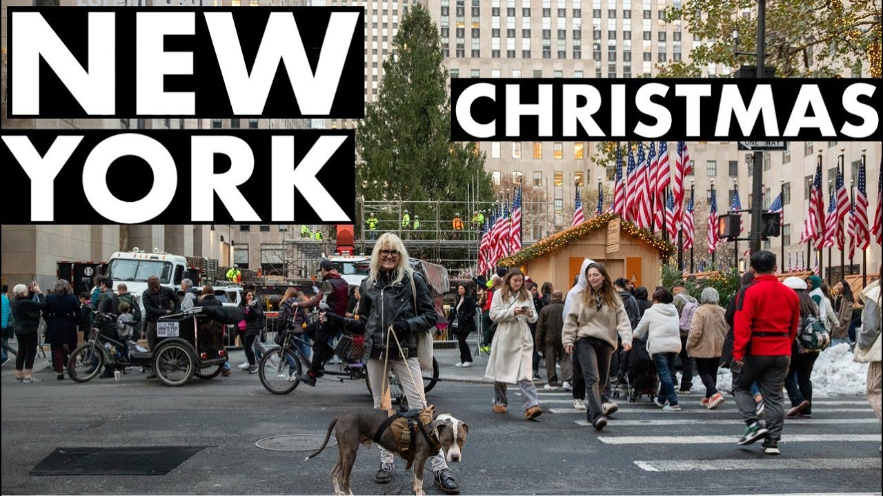 New York City LIVE Christmas Tree Arrives Rockefeller Center