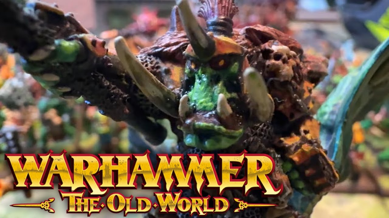 Warhammer the Old World Battle Report Orcs Vs Chaos 2400 очков