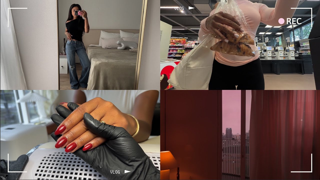 a day in my life as a nail tech & (early) fall @FashionNova haul | vlog