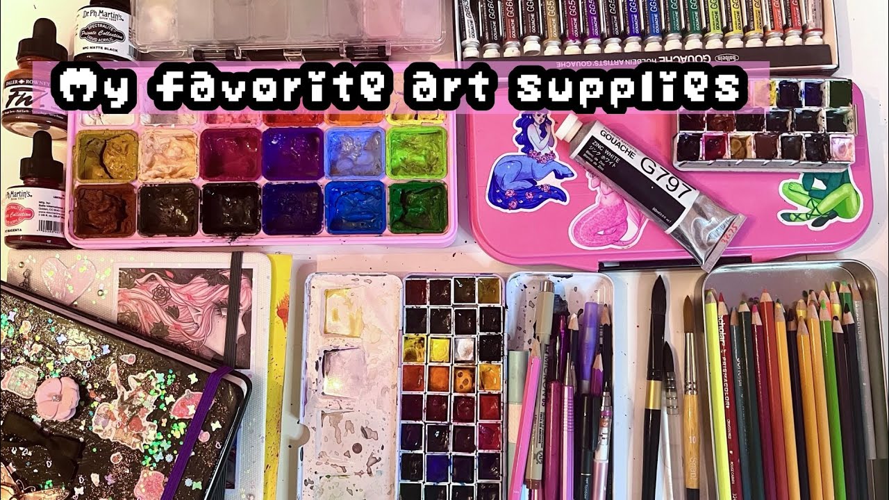 My favorite art supplies for portraits all mediums