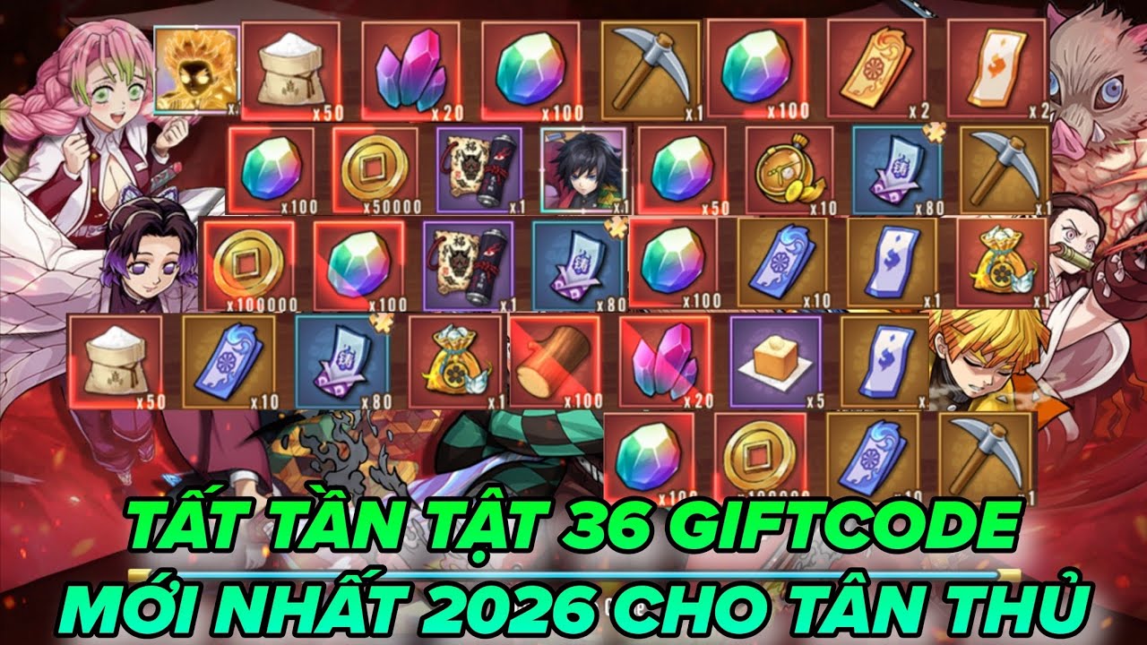 Khế Ước Diệt Quỷ | Tất tần tật 36 Giftcode Mới Nhất 2026 cho tân thủ và hướng dẫn nhập code