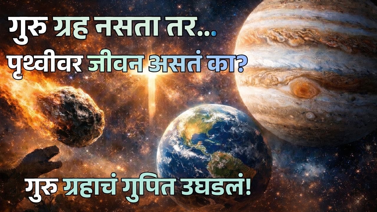 पृथ्वीचा खरा रक्षक कोण? गुरु ग्रहाचं गुपित उघडलं! || Jupiter Mystery Explained in Marathi.