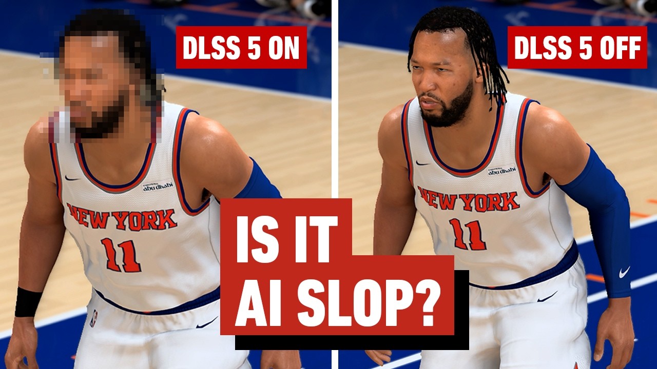 NBA 2K27 Gameplay With DLSS 5 On and Off: Is It Really AI Slop?