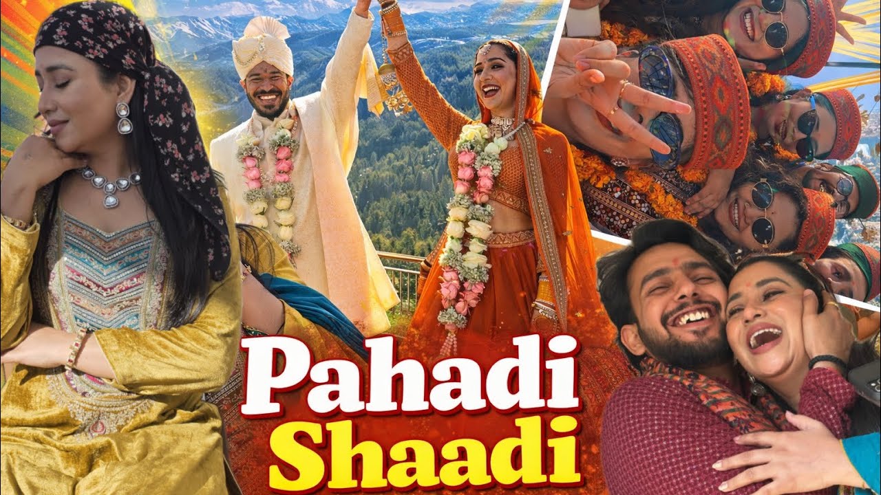Deepa ki Pahadi Shaadi | Traditional wedding | Baratiyo ne dhoom macha di | Dance Vlog | Fun Vlog | 