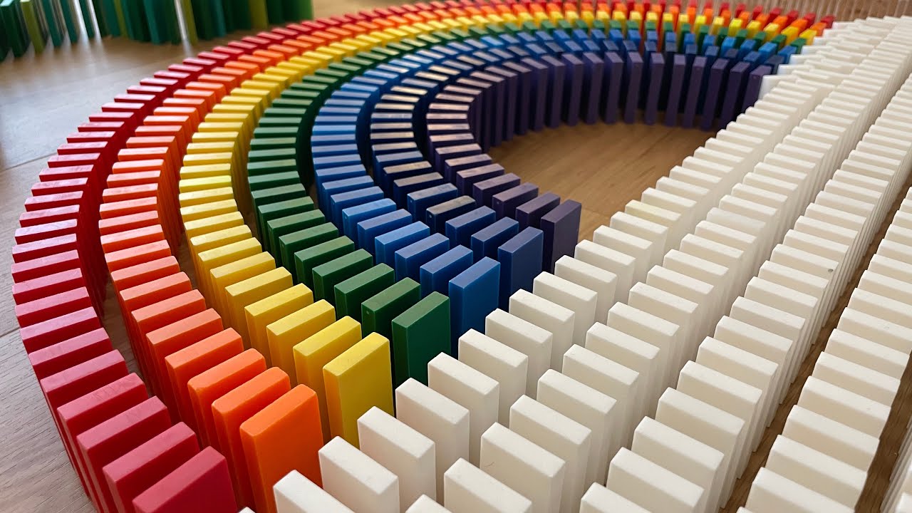 Color World 2 - 6,000 Dominoes! [4K 60]