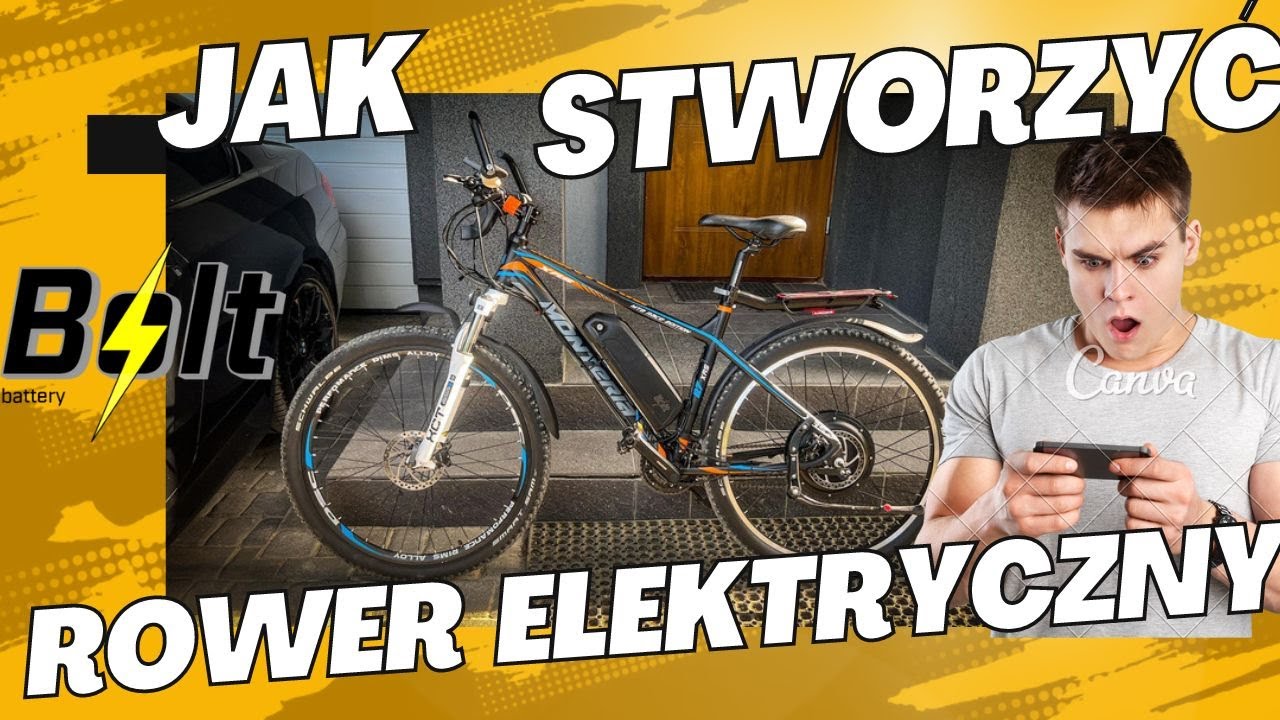 ZOBACZ JAK STWORZYĆ SAMEMU ROWER ELEKTRYCZNY - 50km/h 120 KILOMETRÓW ZASIĘGU - Bolt e-1000 Normal