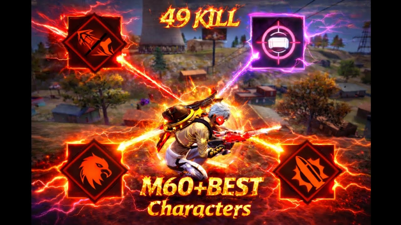 INSANE 49 Kill Solo vs Squad 💀 M60 Carry Gameplay (Full Match) | Free Fire