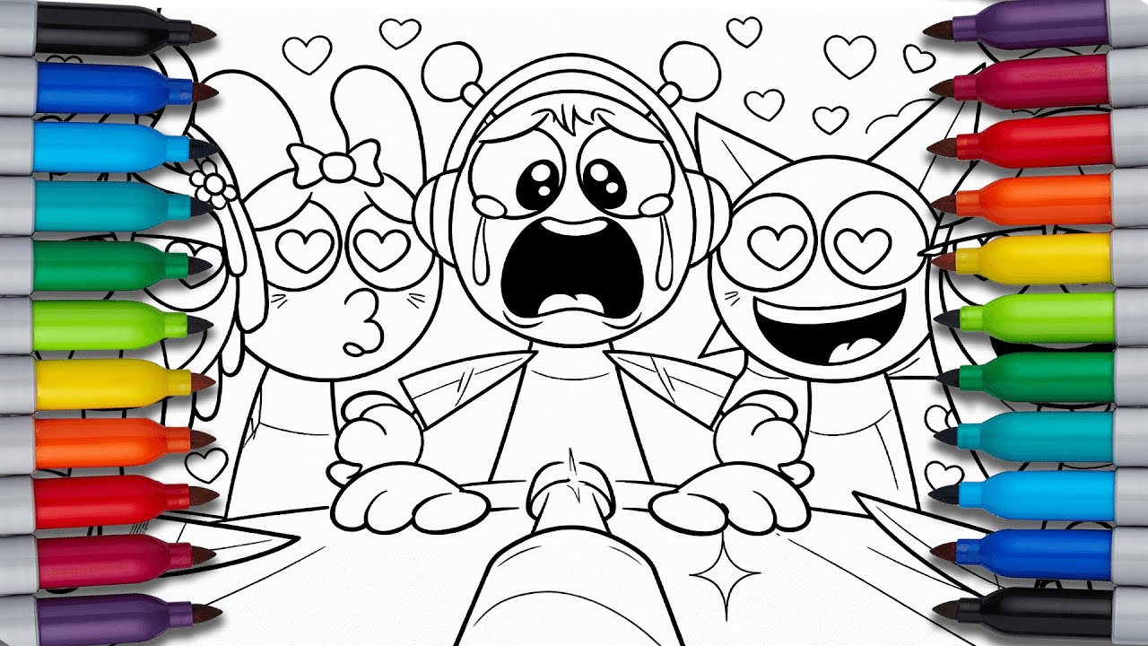NEW Incredibox Sprunki Coloring Pages🎨 | How to Color Incredibox Sprunki
