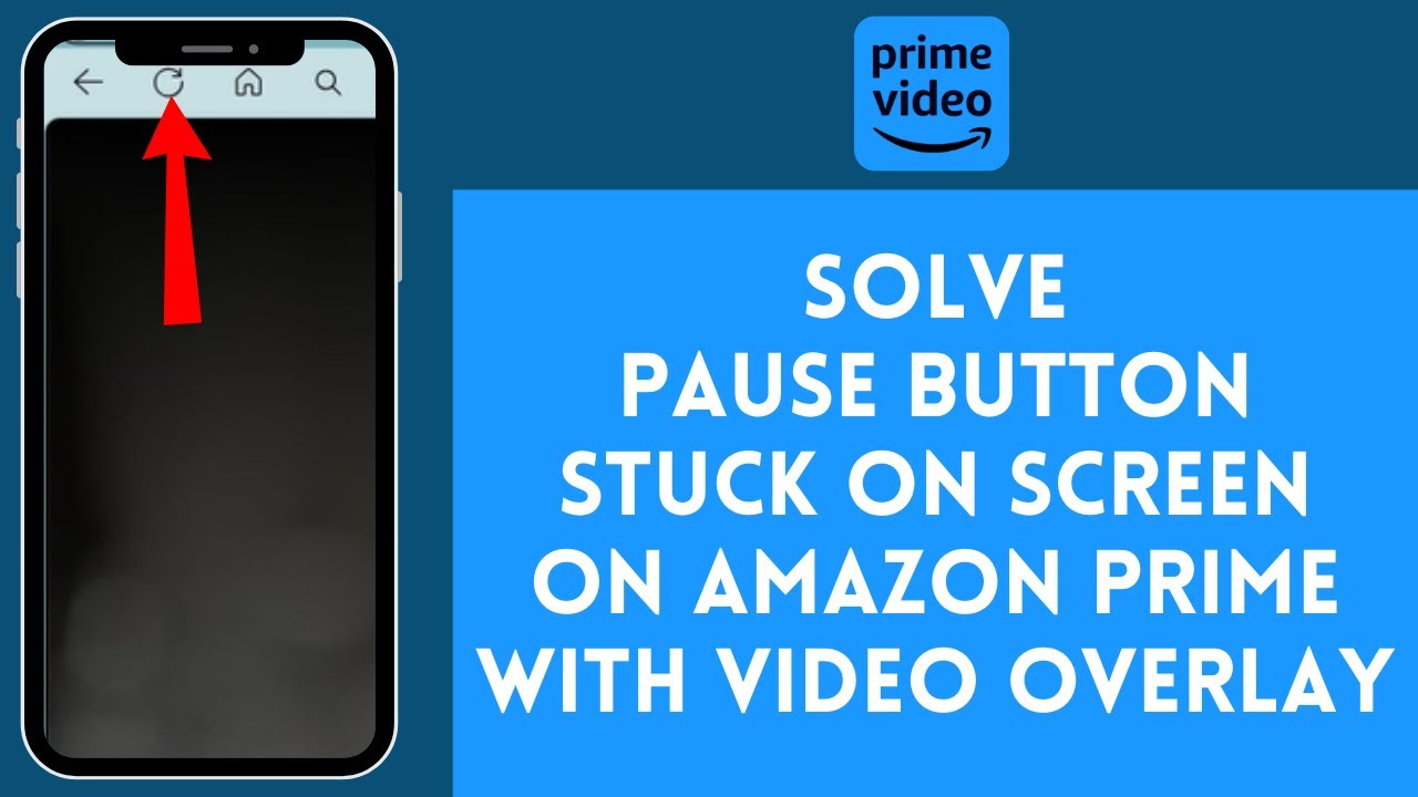 How to FIX Pause Button Stuck on Screen on Amazon Prime (2024)
