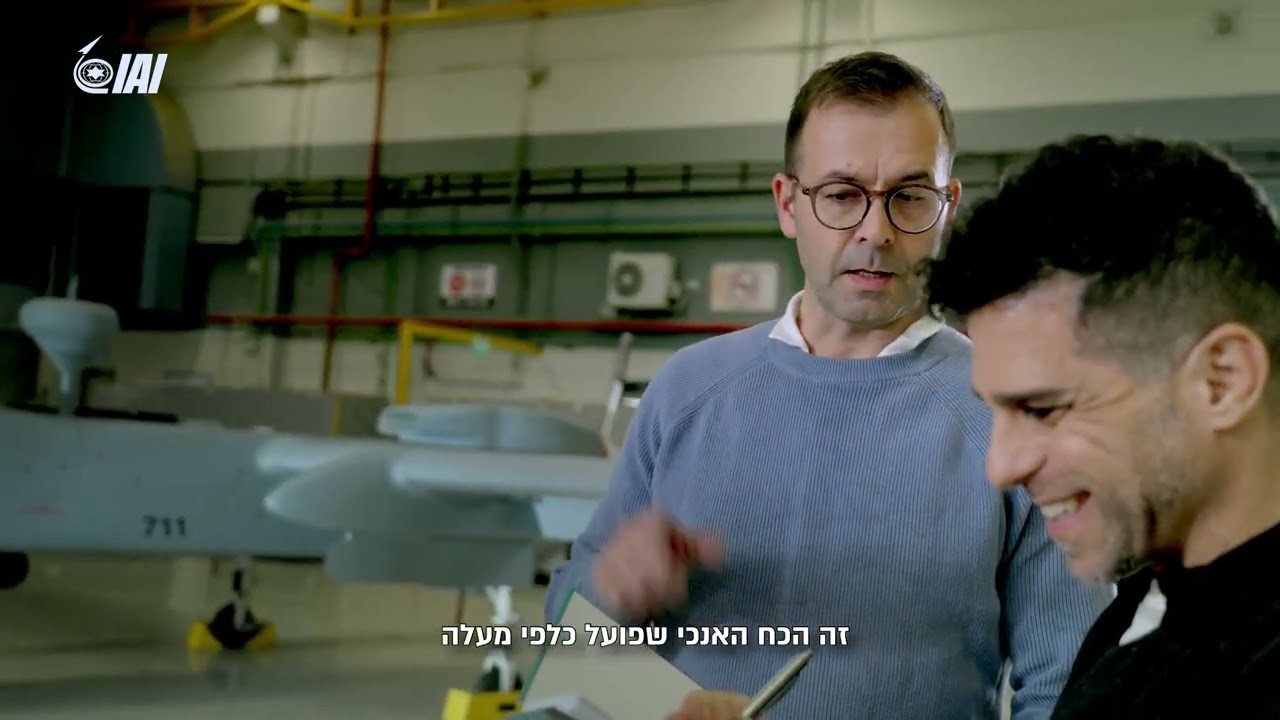 Exclusive Behind-the-Scenes: Israeli Actor Ido Mosseri Tours Israel Aerospace Industries (IAI)
