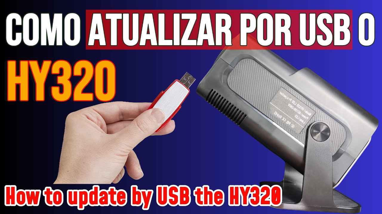 Como atualizar o seu HY320 por USB. #HY320