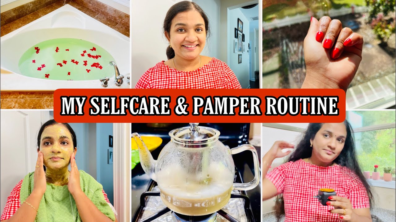 My Pamper routine at home in USA ~ Tamil ~ Hair care routine ~ Secret hair growth