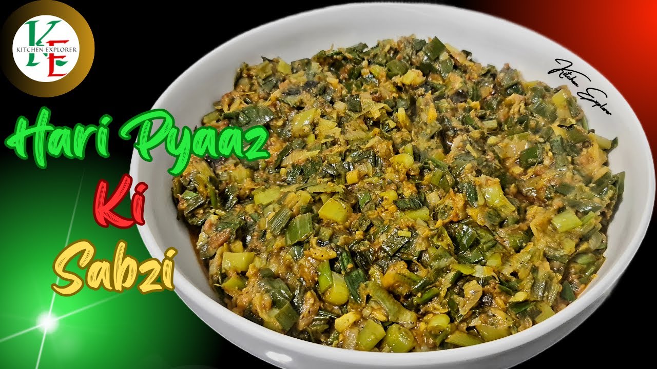 Hari Pyaaz Ki Sabzi | How To Make Spring Onion Curry | Winter Special Hari Pyaaz Ka Salan