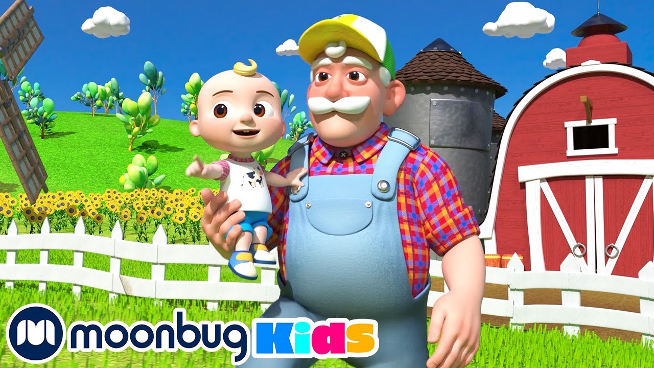 Old Macdonald - Sing Along |  @CoComelon | Moonbug Literacy
