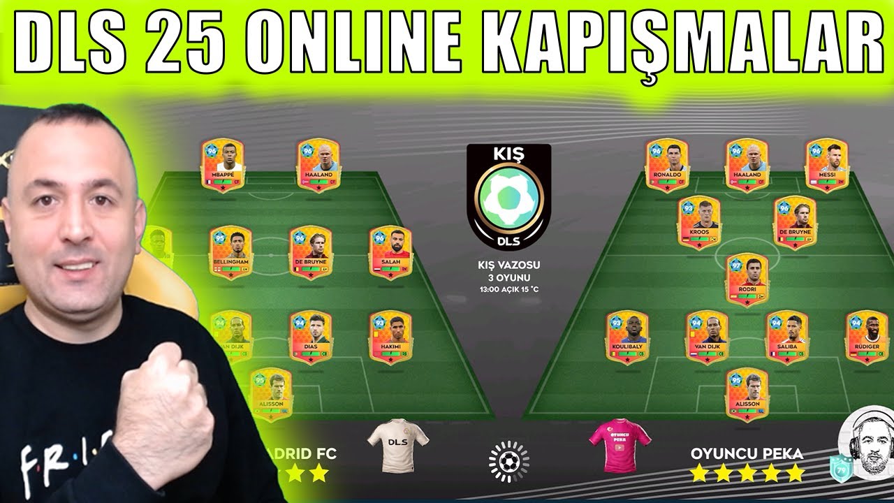 DLS 25 DE MUHTEŞEM ONLİNE MAÇLAR ! -  DREAM LEAGUE SOCCER 2025