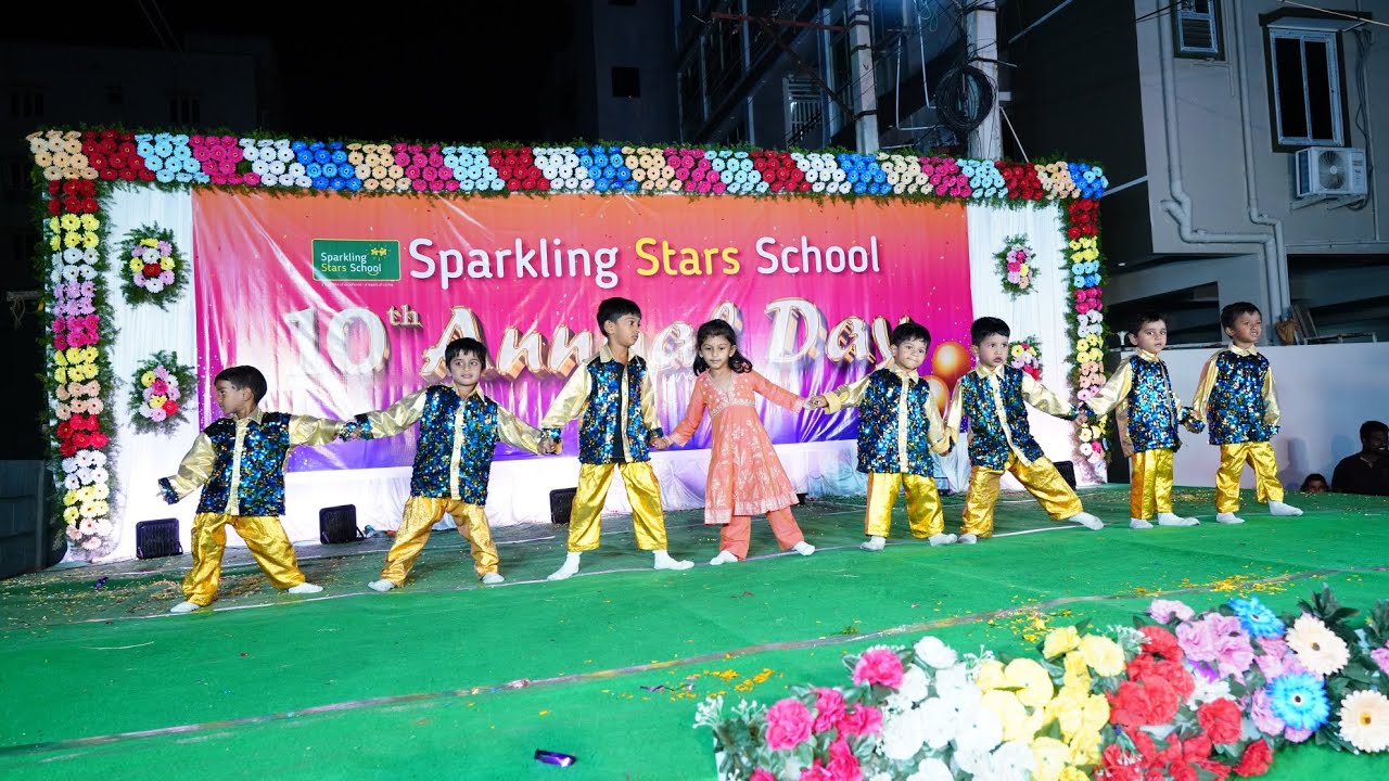Nursery and L.K.G Cute little kids Dance performance.|| 10th Annual Day Celebrations.||