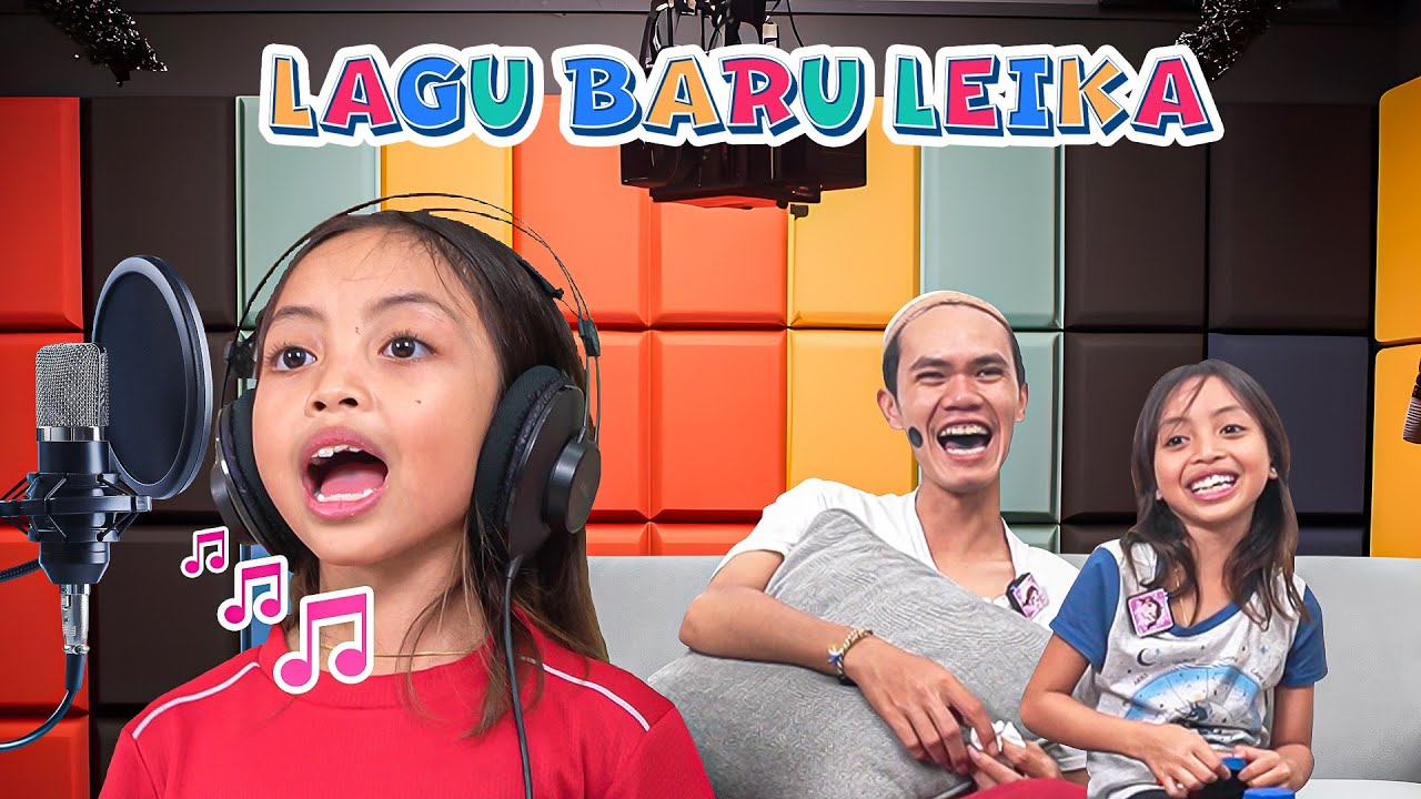 LEIKA REKAMAN LAGU BARU DITEMENIN KINARA JAGO INGGRIS 🥰 INTIP KESERUAN LEIKA REKAMAN DIRUMAH