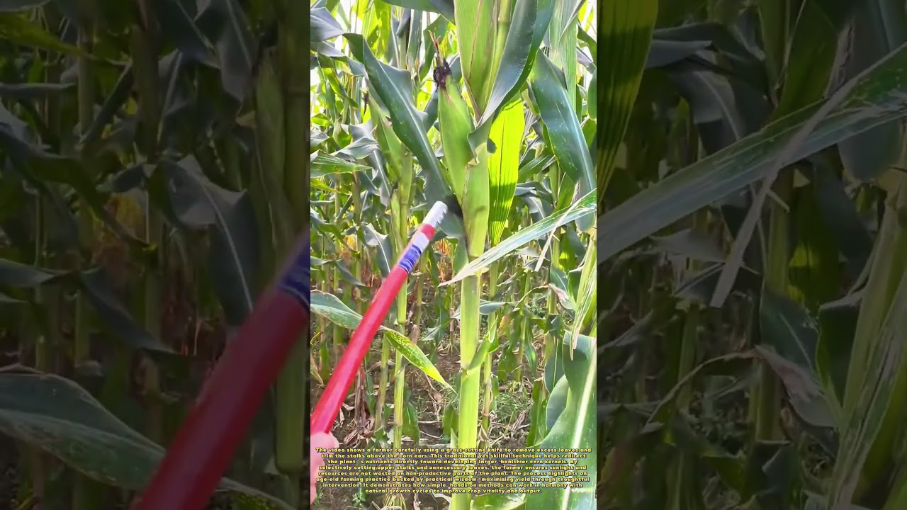 Corn Growth Hack: How Trimming Leaves Boosts Your Harvest