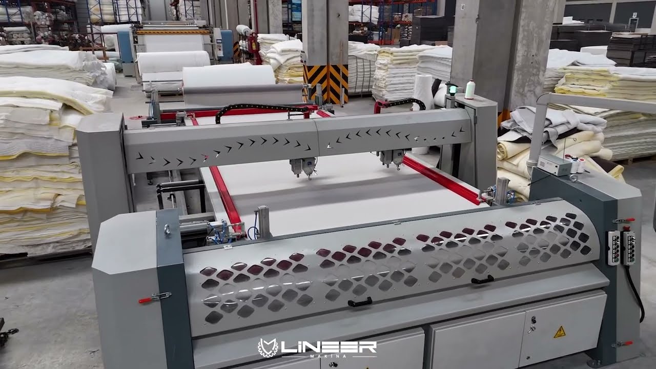 Double Head Quilting Machine & Çift Kafa Kapitone Makinası