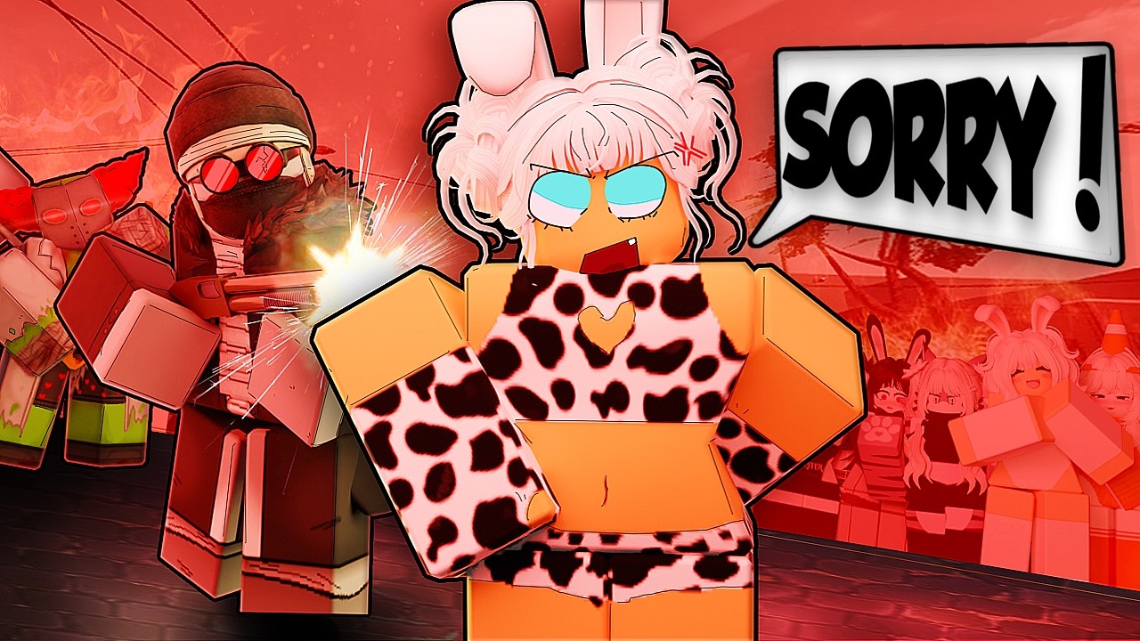 Хэнк уничтожает банду токсичных девушек | Преступность ROBLOX