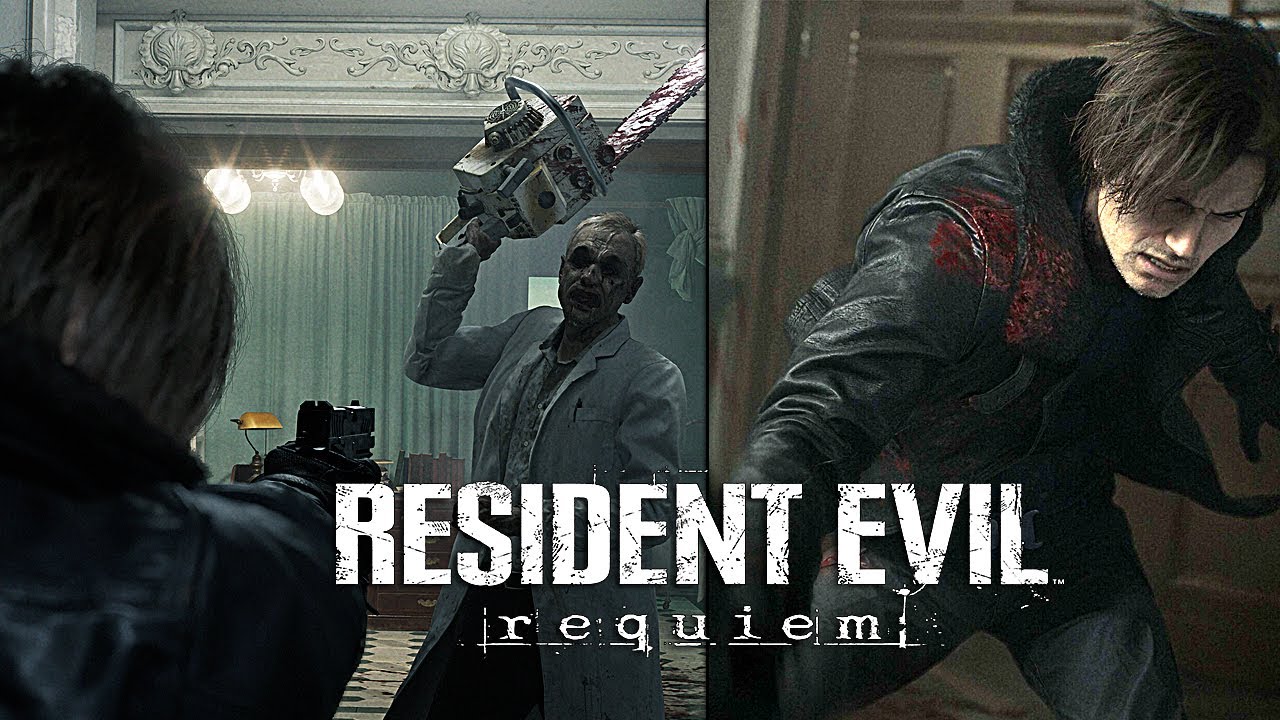 INI DIA YANG DITUNGGU" GAMEPLAY LEON - RESIDENT EVIL SHOWCASE REACTION !!
