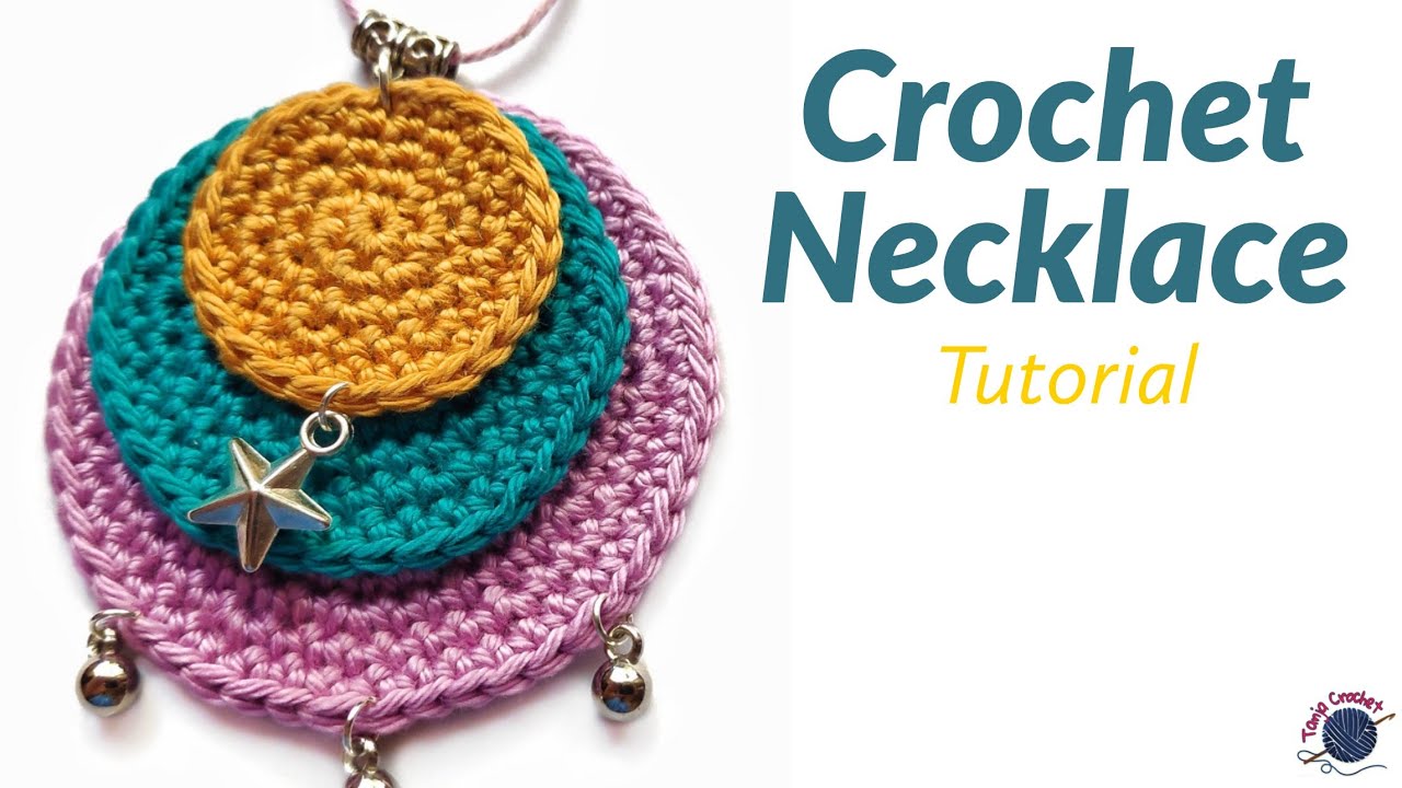 Circle Crochet Necklace Tutorial | Perfect Crochet Circle DIY