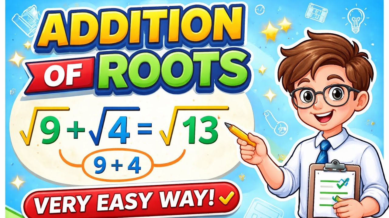 2√8 + 5√32 = ? 90% Students Fail ❌ | Learn Addition of Roots from basic 