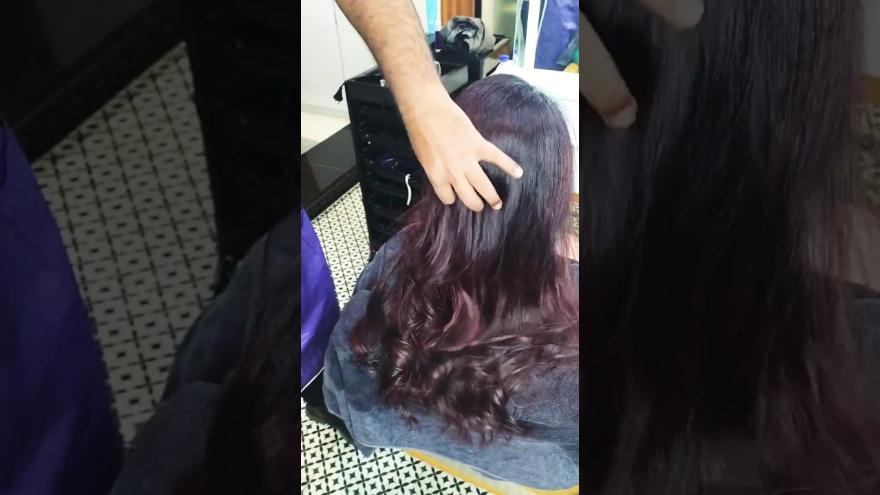 Wine Red Hair Colour ❤️ | Elegant Look ✨ 