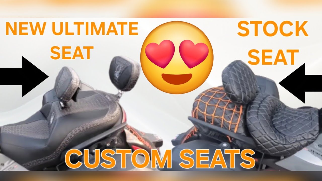 CAN-AM SPYDER F3● MY NEW CUSTOM SEAT
