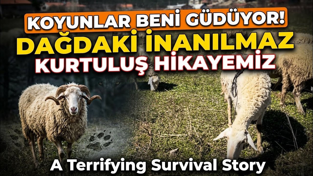 Koyunlar Beni Güdüyor! | Dağdaki İNANILMAZ Kurtuluş Hikayemiz | A Terrifying Survival Story