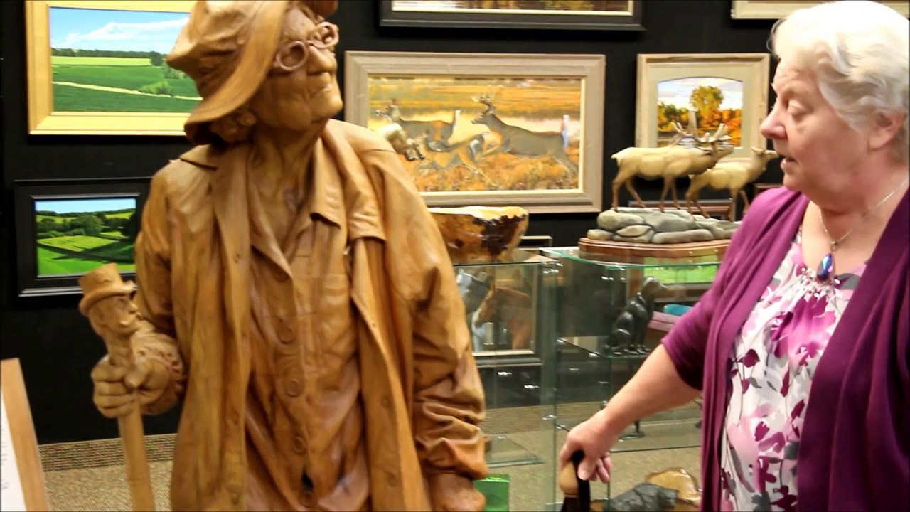 Life-size Wood Carving - Fred Cogelow