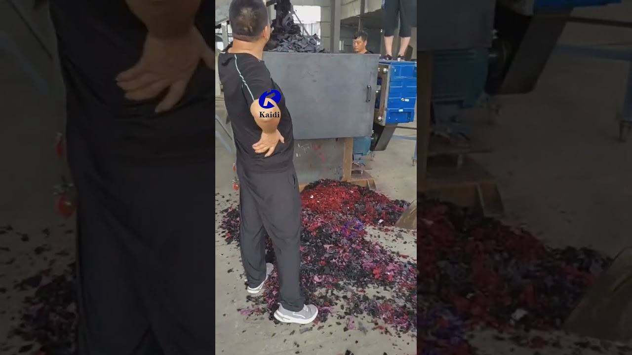 Waste cloth shredder Fabric Shredder Fabric Crusher