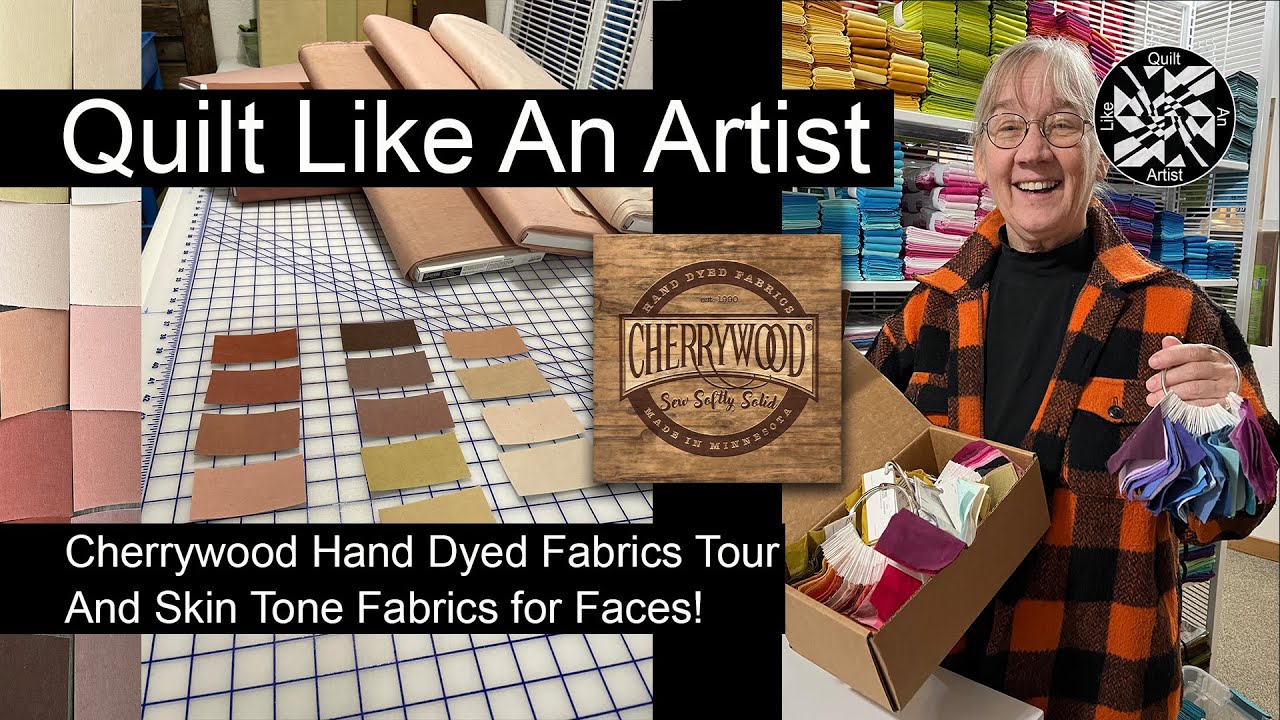 Веселье и обучение в Cherrywood Hand Dyed Fabrics!