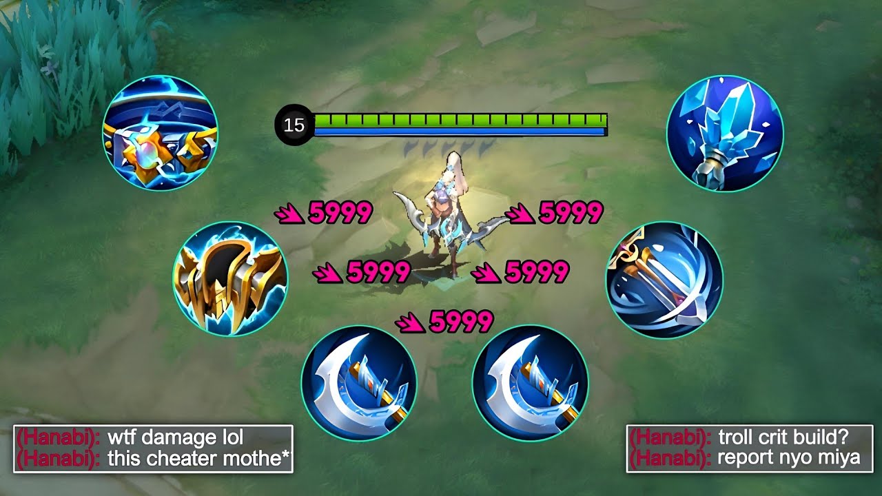 MIYA FULL BLUE CRIT BUILD IS BROKEN!!!🔥 (INFINITE CRITICAL HACK!💀) - Build Top 1 Global Miya 2026!