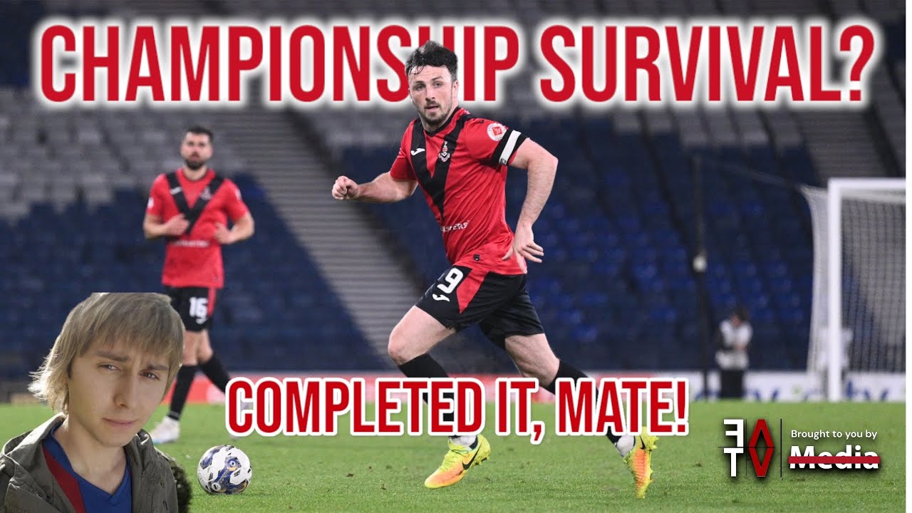 Championship Survival? COMPLETED IT! ✅ | Awaydays x AFTV | Queen's Park 2-0 Airdrieonians♦️