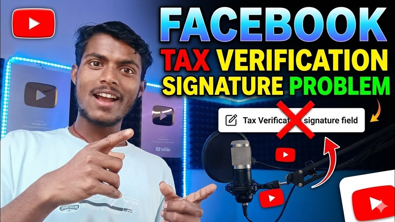 Facebook Tax Verification Signature Problem 😱|| #dkofficial92 