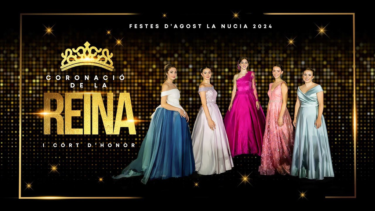 Coronació Reina i Cort d' Honor - Festes d’Agost de La Nucia 2024