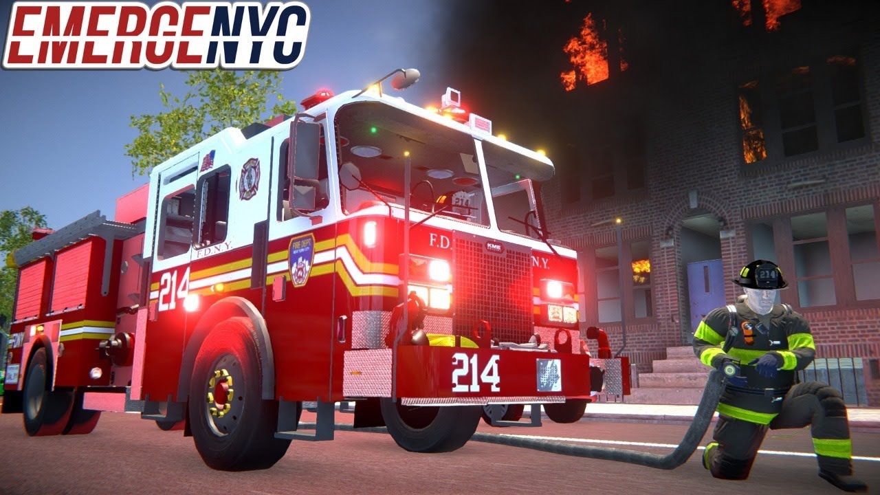 Live EmergeNYC Multiplayer -  FDNY Firefighters Responding To & Fighting Fires In Brooklyn