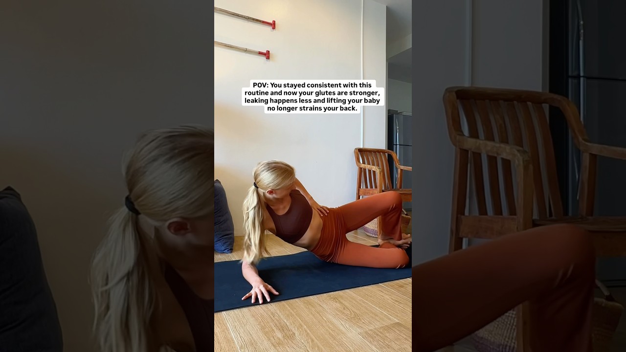 Postpartum Glutes & Core Flow | Safe Pelvic Floor Workout 