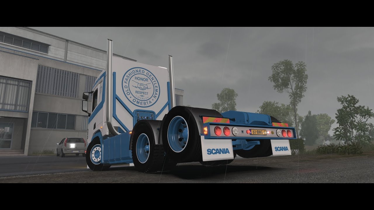 Scania R650 Next Generation P.B.KOK old skool V8 open pipe sound