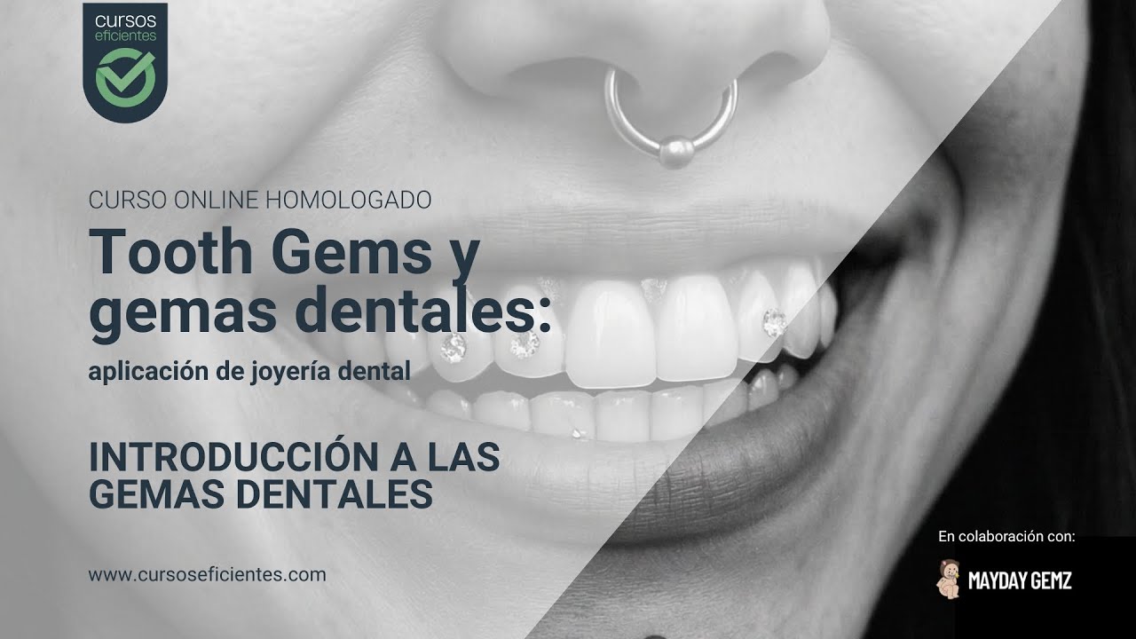 Introducci&oacute;n a las gemas dentales. Curso online Tooth gems y joyeria dental