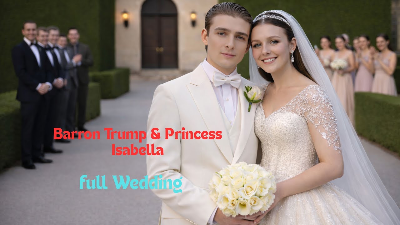 Barron Trump & Princess Isabella AI GENERATED A Grand Fairytale Ceremony|Full Complete Royal Wedding