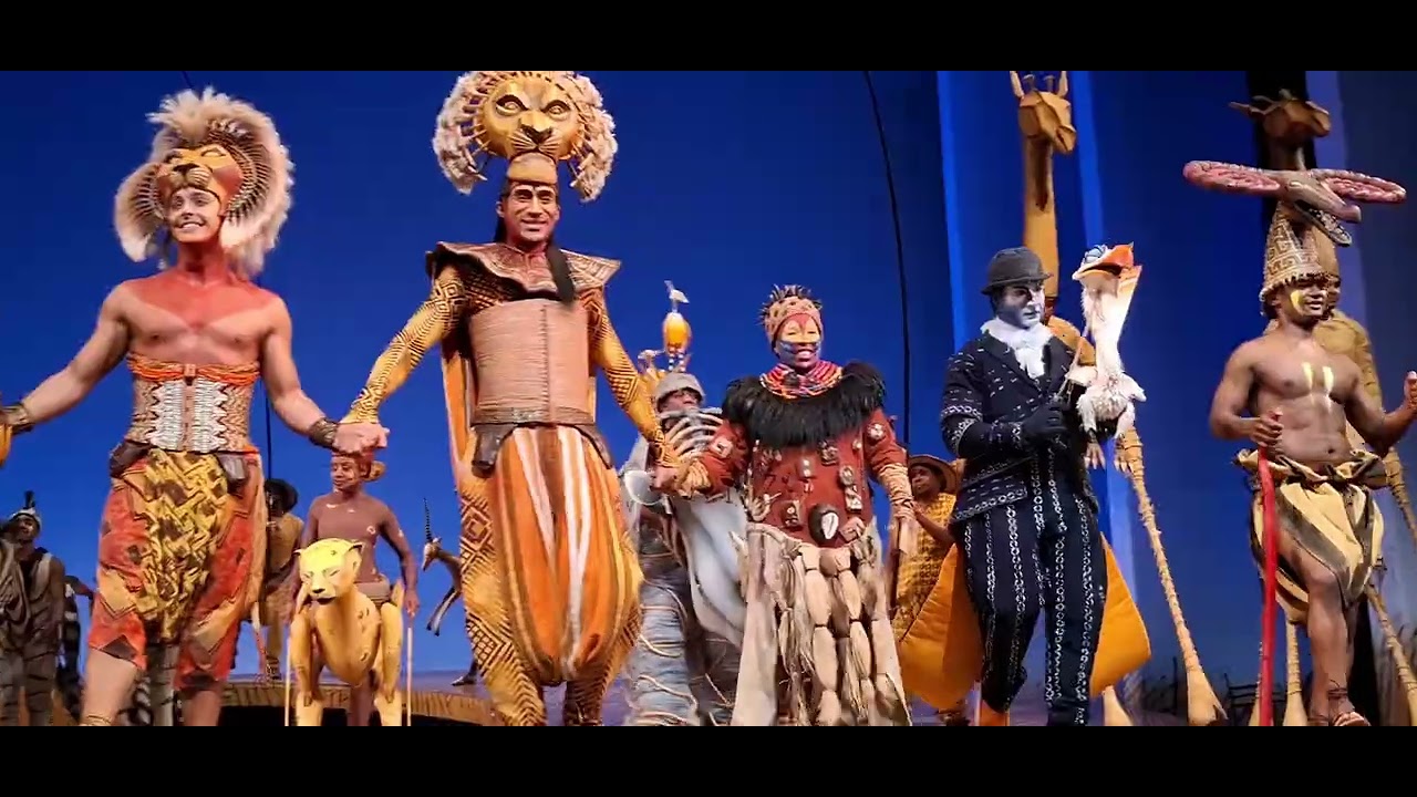 Der König der Löwen 21. Oktober 25 Schlussapplaus