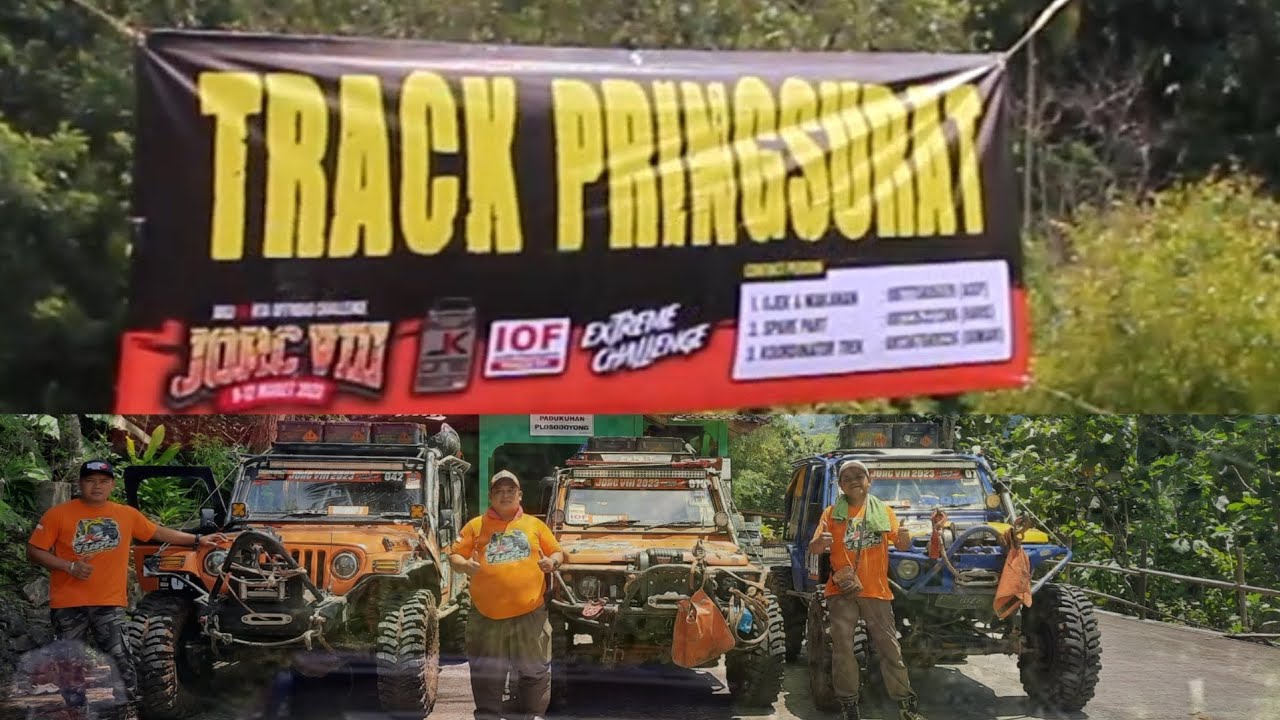 JORC VIII track pringsurat bersama team TUPAI semarang