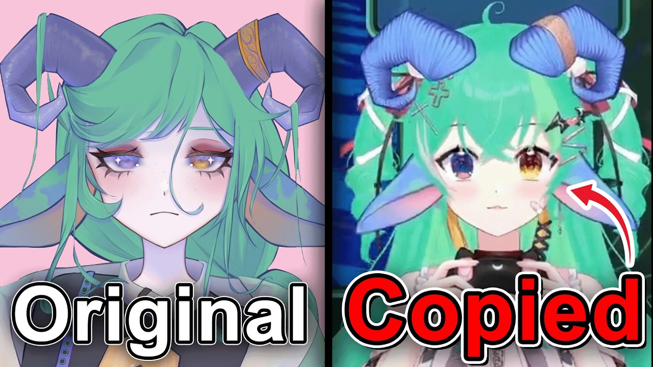 This VTuber STOLE their Design from a Free Model
