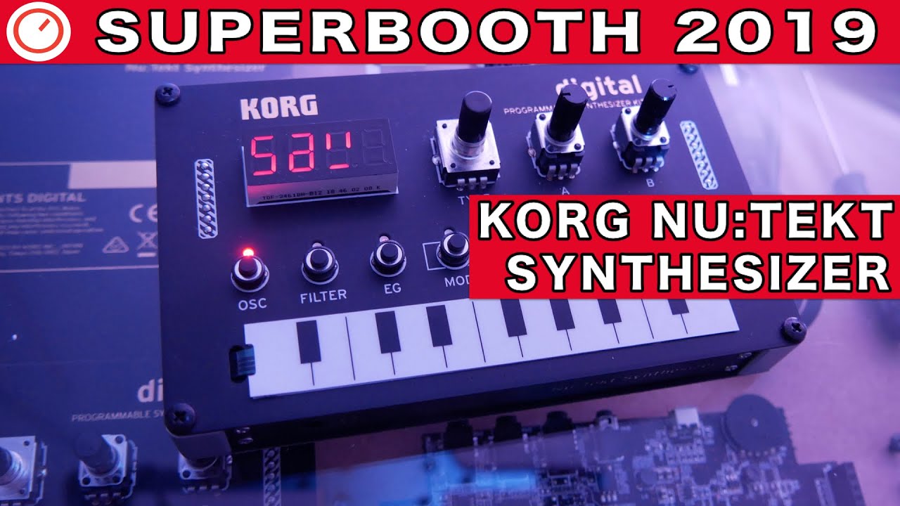 KORG Nu:Tekt Digital Synthesizer First Look & Interview Etienne | Superbooth 2019 | SYNTH ANATOMY